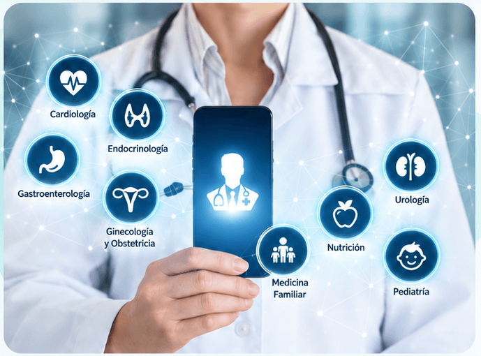 DoctorClic: atención médica digital y especialidades médicas